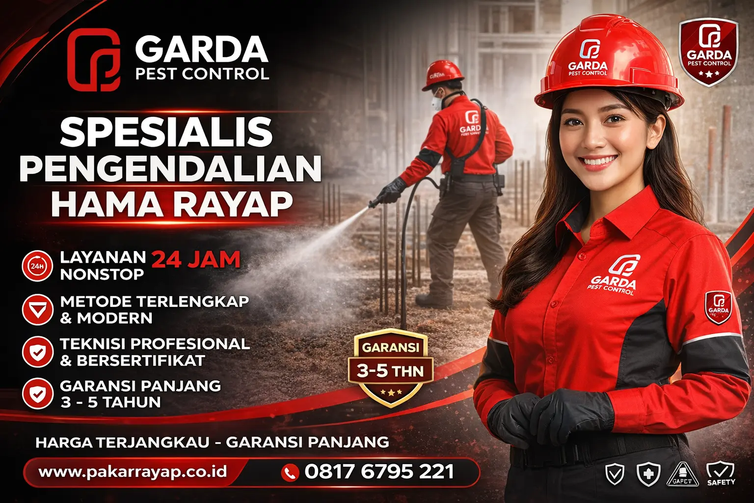 Jasa Anti Rayap di Batu Murah Berkualitas Bergaransi 5 Tahun