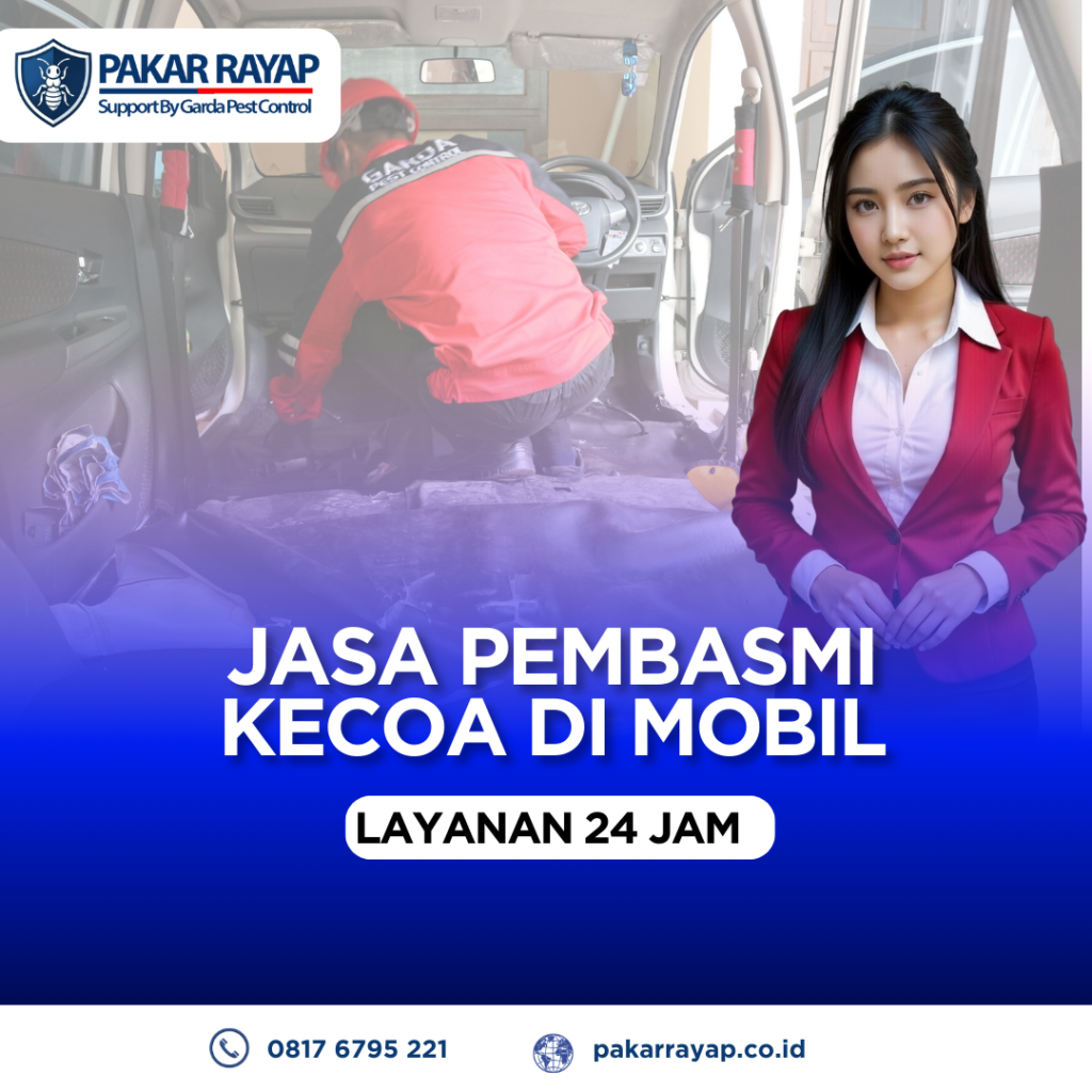 Jasa Pembasmi Kecoa di Rumah, Apartemen & Mobil