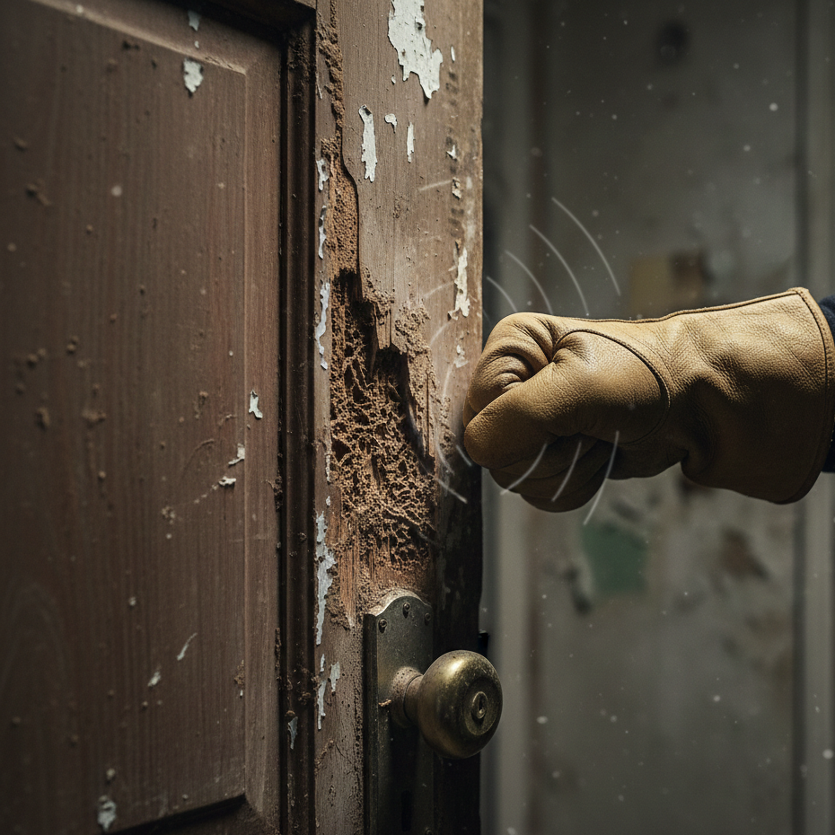 Kayu Keropos Akibat Rayap