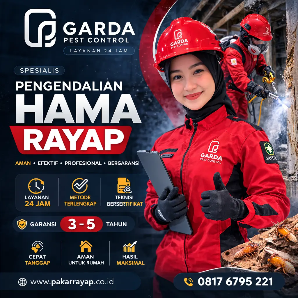 Jasa Anti Rayap di Ciamis Murah Berkualitas Bergaransi 5 Tahun
