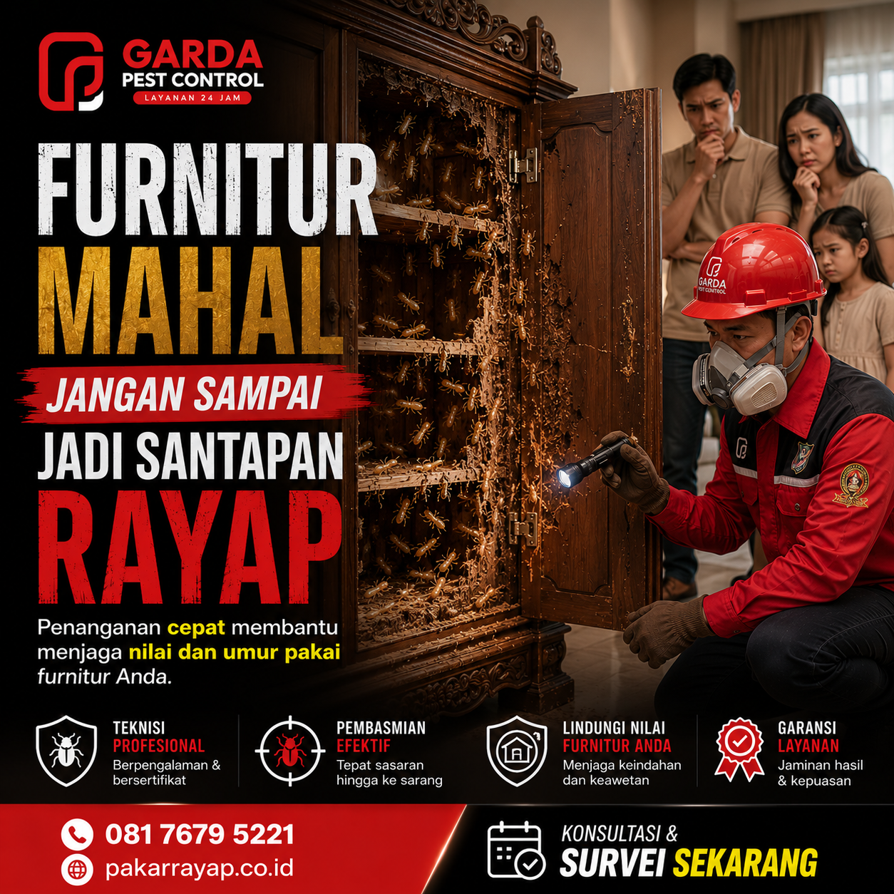 Pembasmi Rayap Bandung Kota: Solusi Profesional untuk Properti Anda