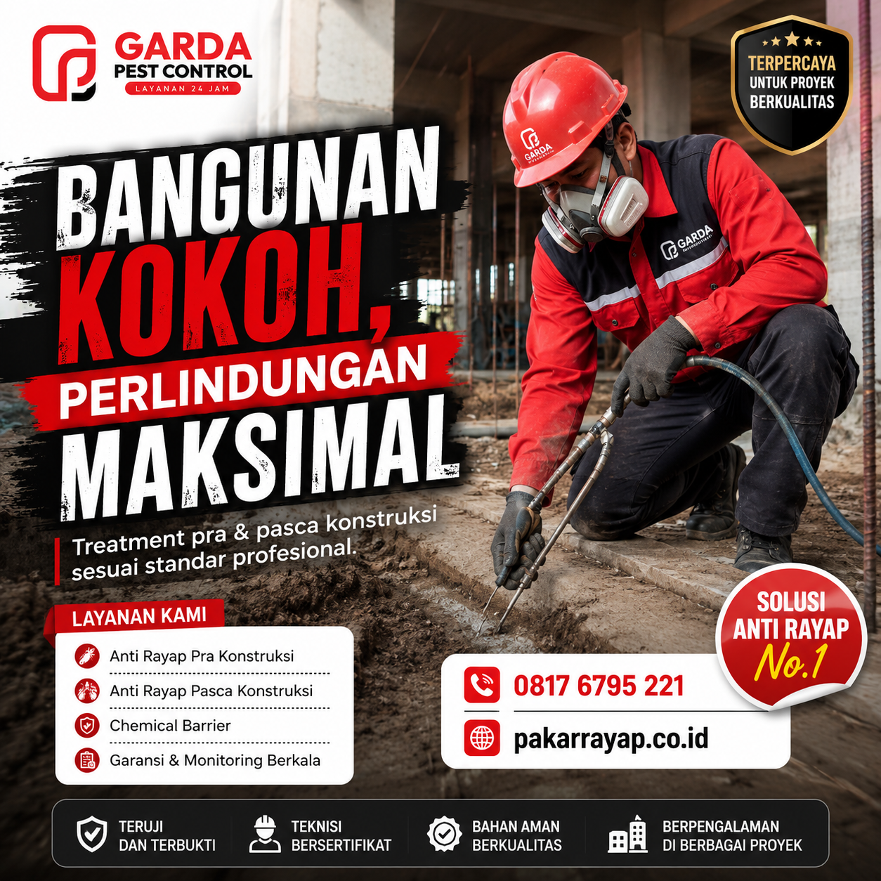 Jasa Anti Rayap Tangerang Selatan