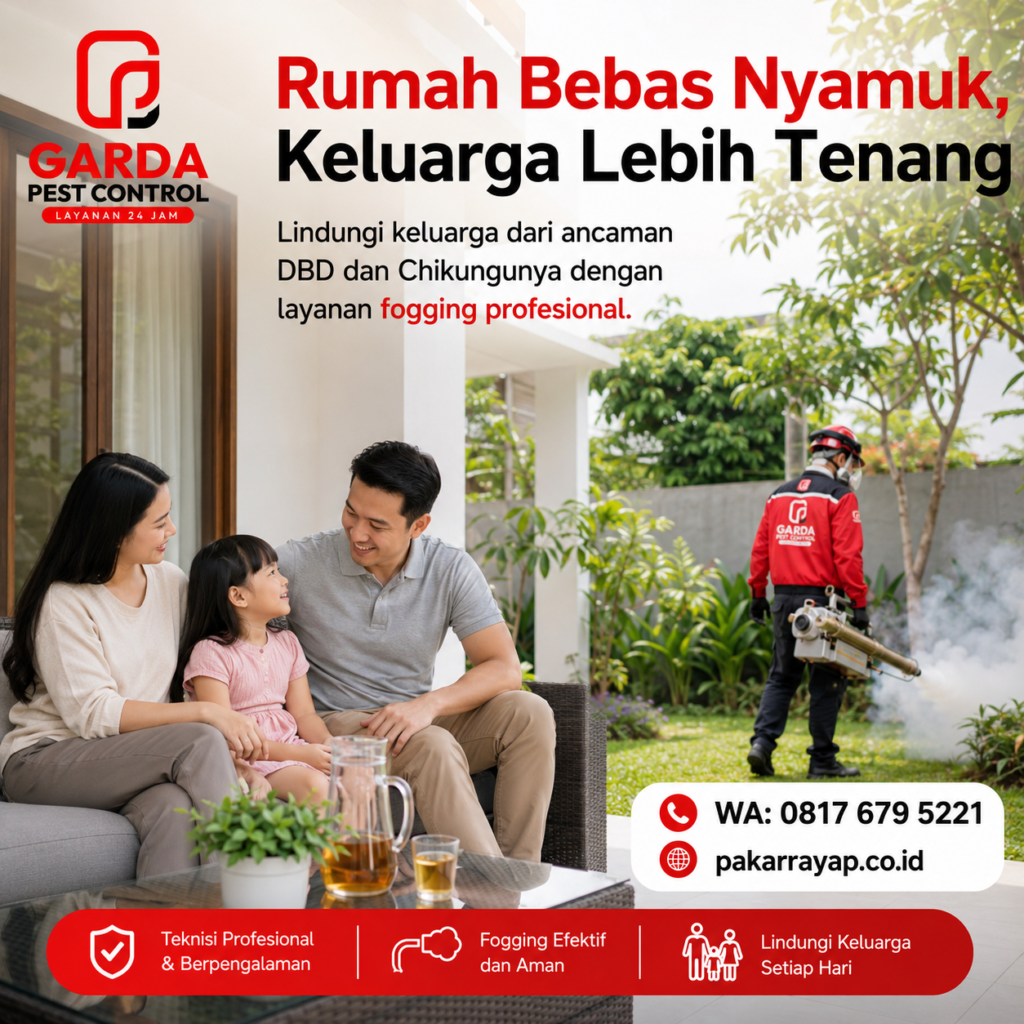 Jasa Fogging Nyamuk Profesional di Tangerang: Pencegahan Efektif Melawan Ancaman Penyakit