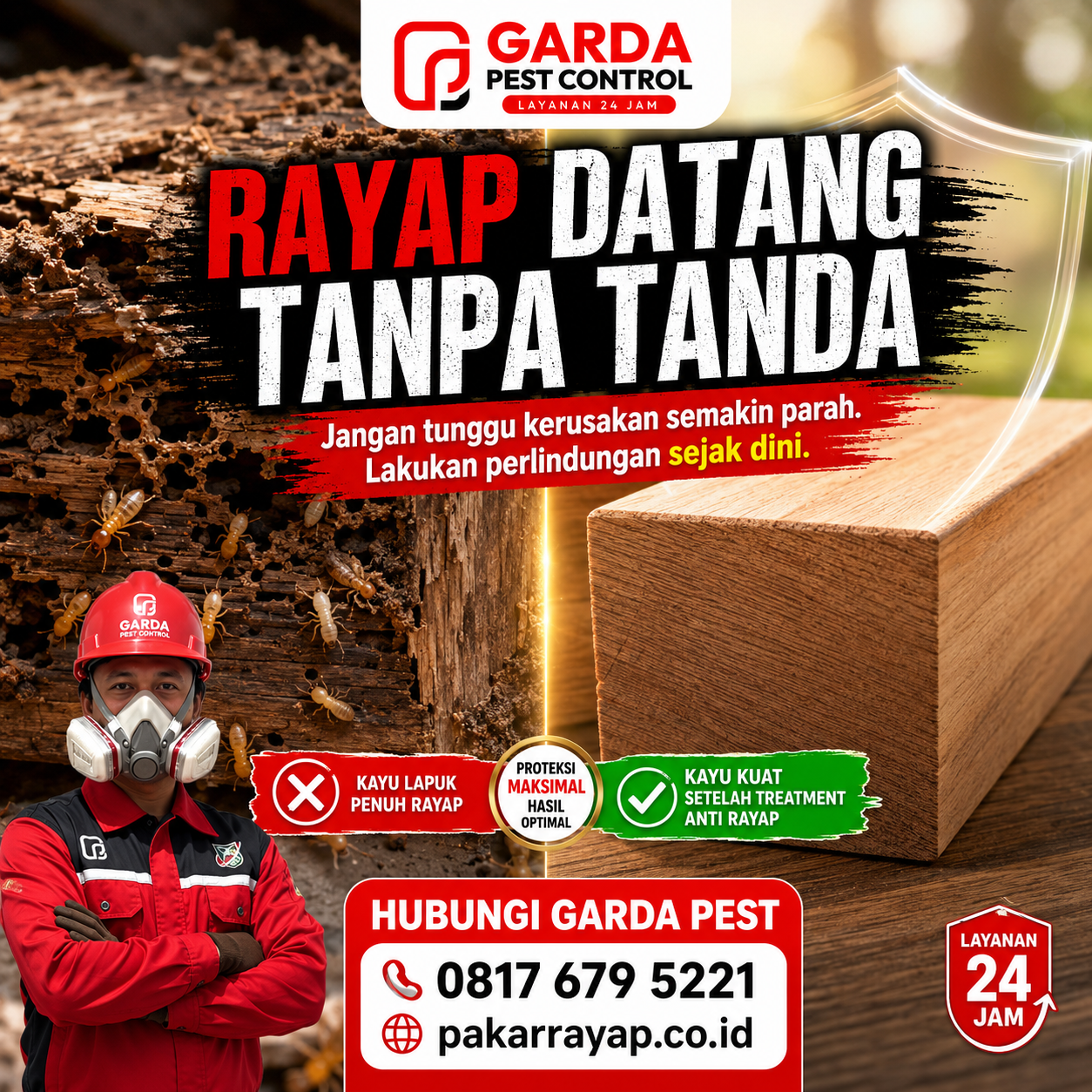 Jasa Anti Rayap Terdekat di Malang: Solusi Tuntas Anti Kerugian!