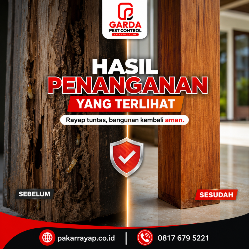 Jasa Basmi Rayap Profesional di Bogor: Solusi Tuntas Masalah Hama