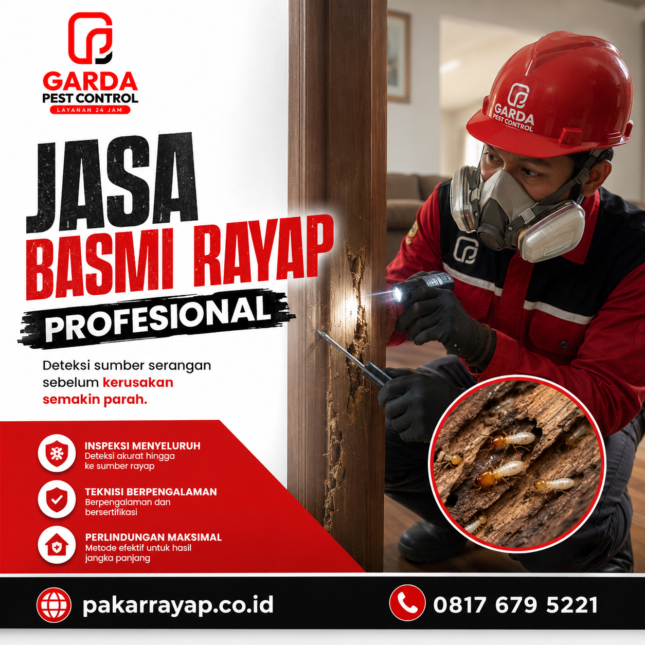 Jasa Anti Rayap Bergaransi di Malang