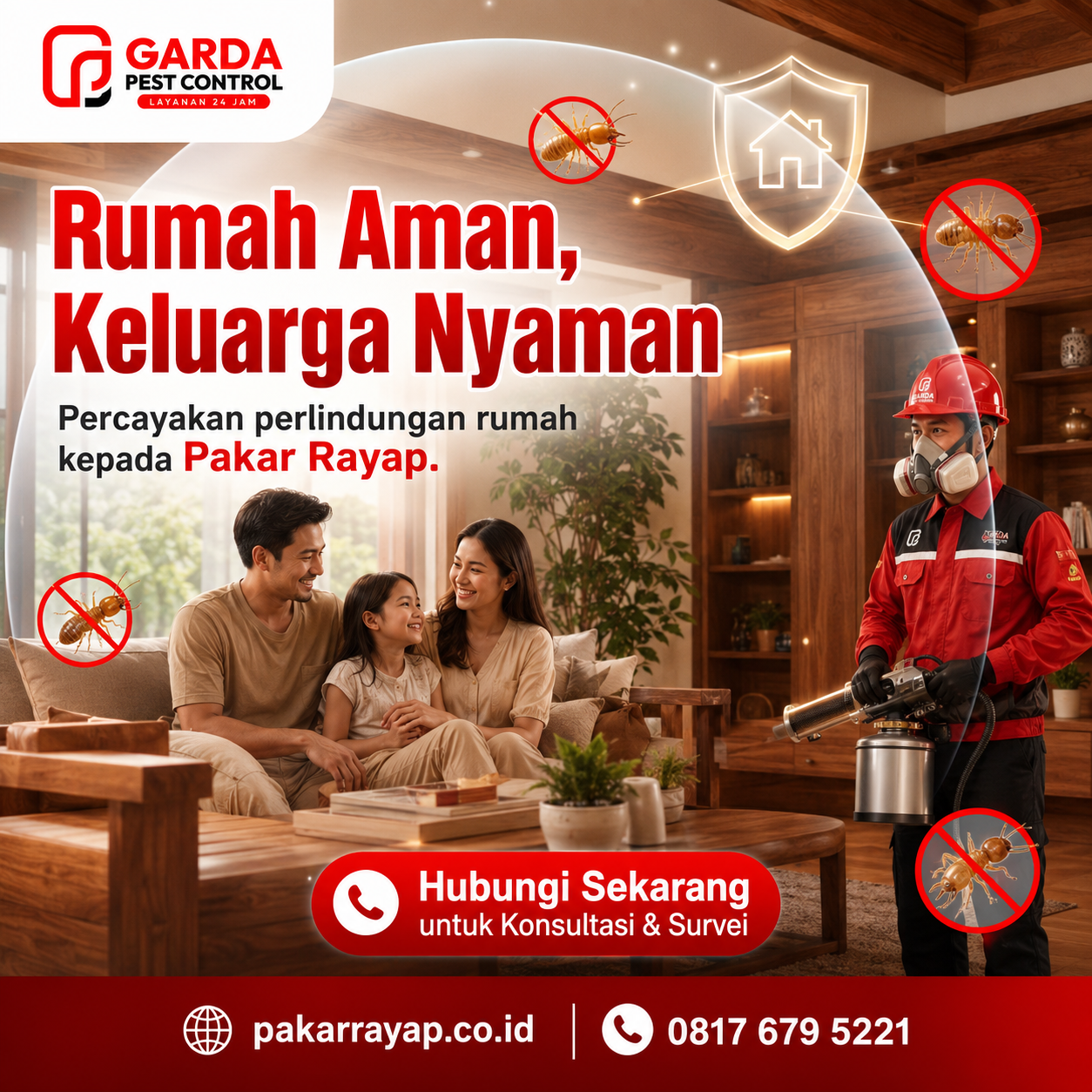 Jasa Semprot Rayap Perumahan di Malang