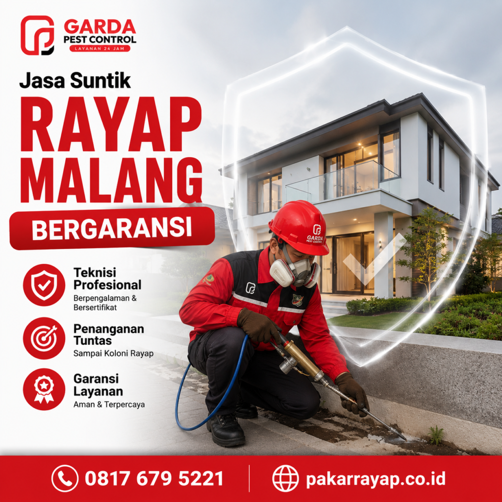 Jasa Suntik Rayap Malang Bergaransi