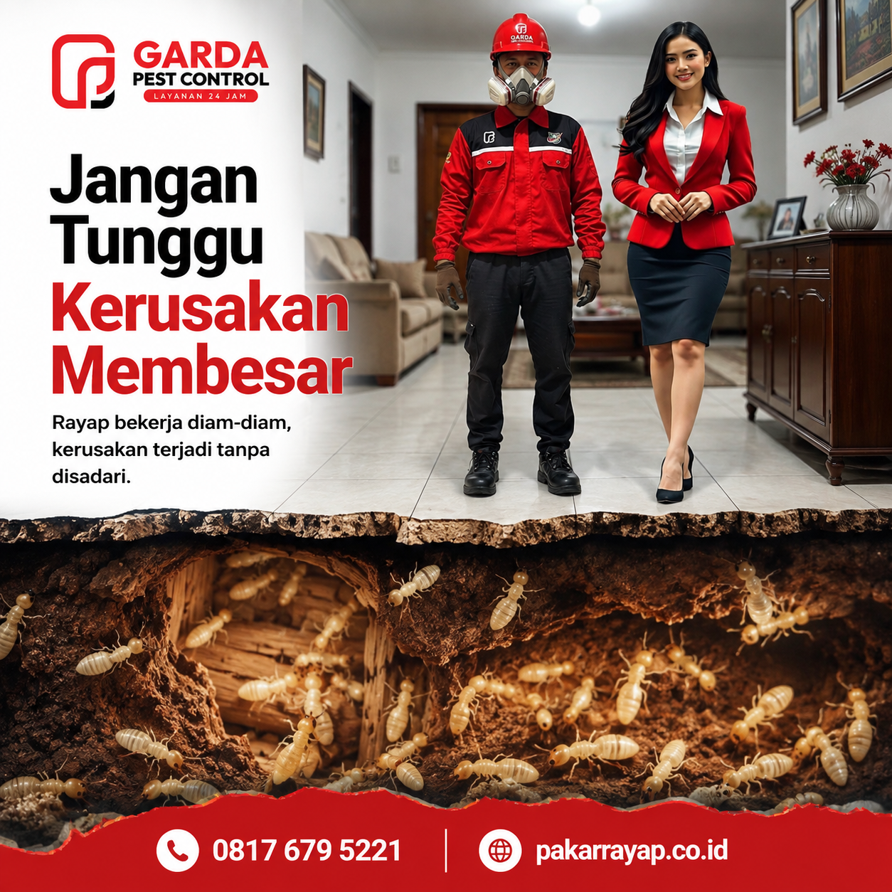Layanan Jasa Anti Rayap untuk Gedung dan Bangunan Komersial