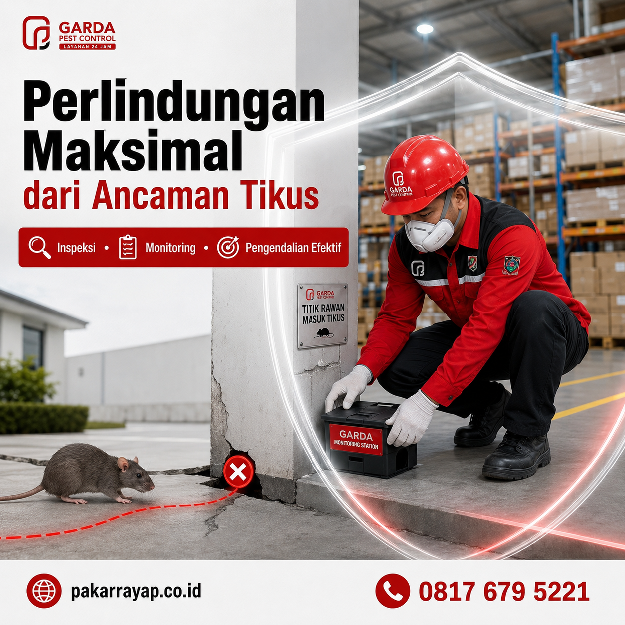 Jasa Pembasmi Tikus di Rumah, Kantor & Tempat Usaha